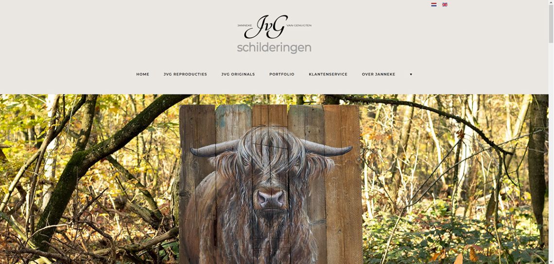 Schilderij op hout | Janneke van Genugten